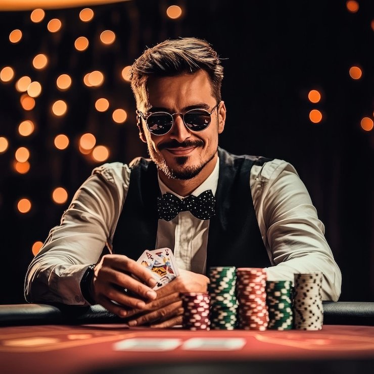 Tampilan aplikasi bloodstrike pada layar smartphone dengan menu sportsbook, live-dealer, dan slot games