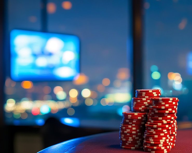 Aplikasi mobile bloodstrike terbuka di layar ponsel dengan antarmuka yang responsif, menampilkan pasar sportsbook dan live-dealer